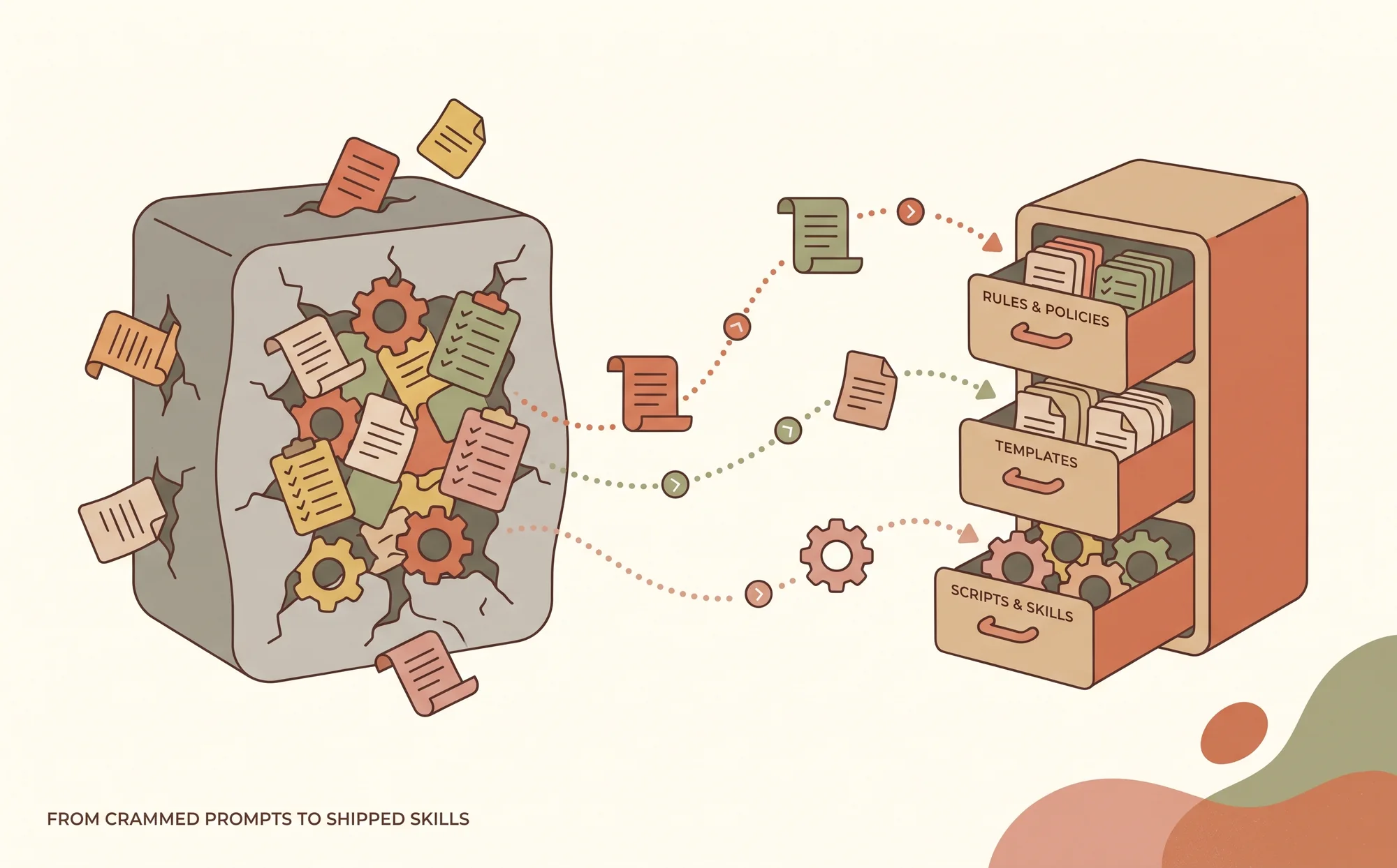 Stop Cramming Policies Into Your System Prompt. Ship Skills Instead.